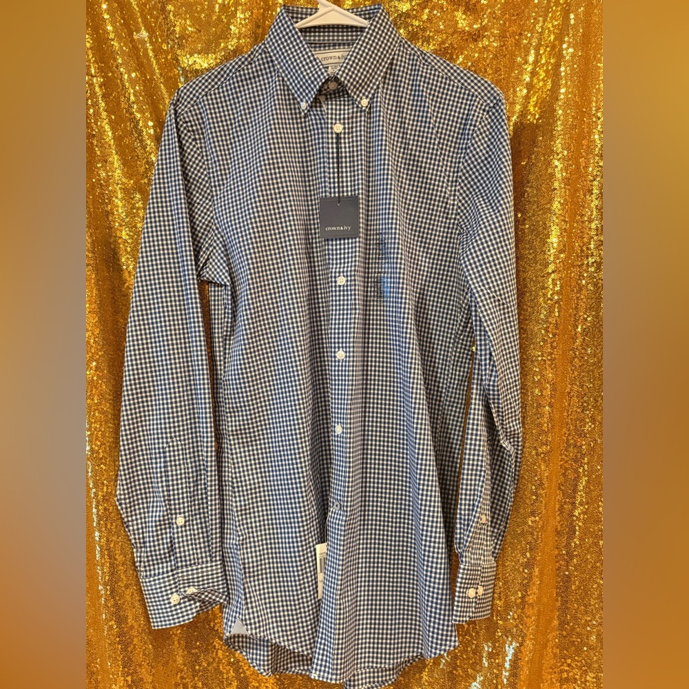 Button Down Dress Shirt by Crown and Ivy